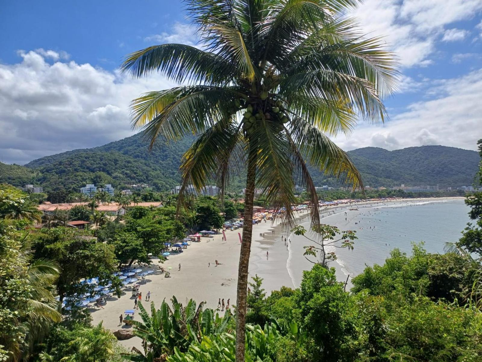 Vista Deslumbrante Apto 709 Ubatuba Bagian luar foto